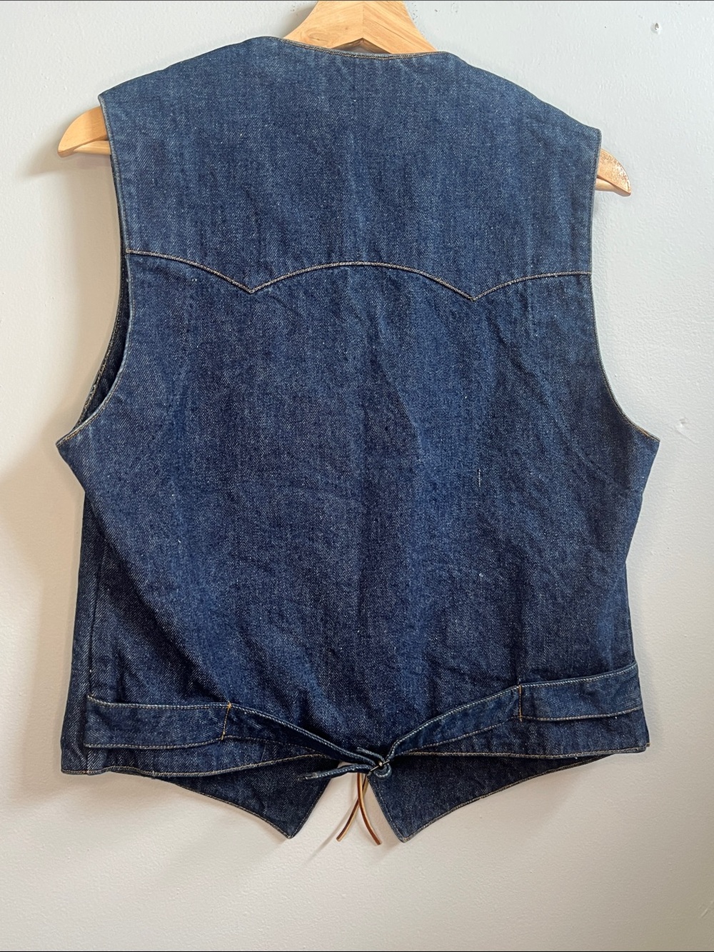 Vintage 1970’s Ralph Lauren Polo Western Denim Women’s Vest - Picture 5 of 5